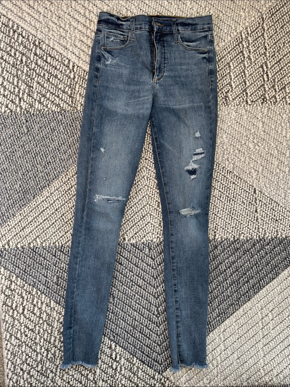 Gap Women’s Distressed High-Rise Skinny Jeans - 27 Tall